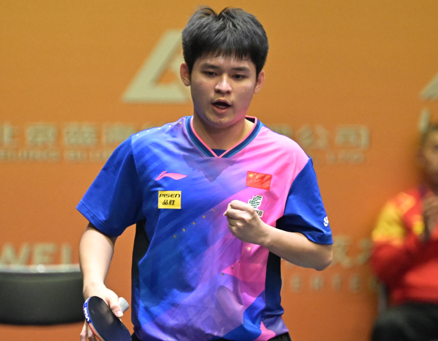 国乒小将林诗栋国乒新星林诗栋，未来之星，闪耀乒坛之路